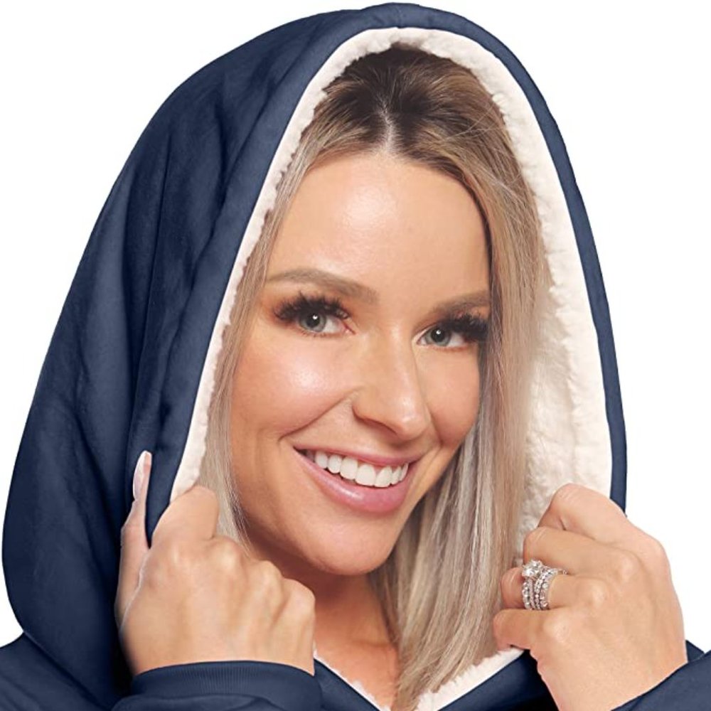 The Comfy Unisex Original Blanket Sweatshirt - Picture 3 of 7